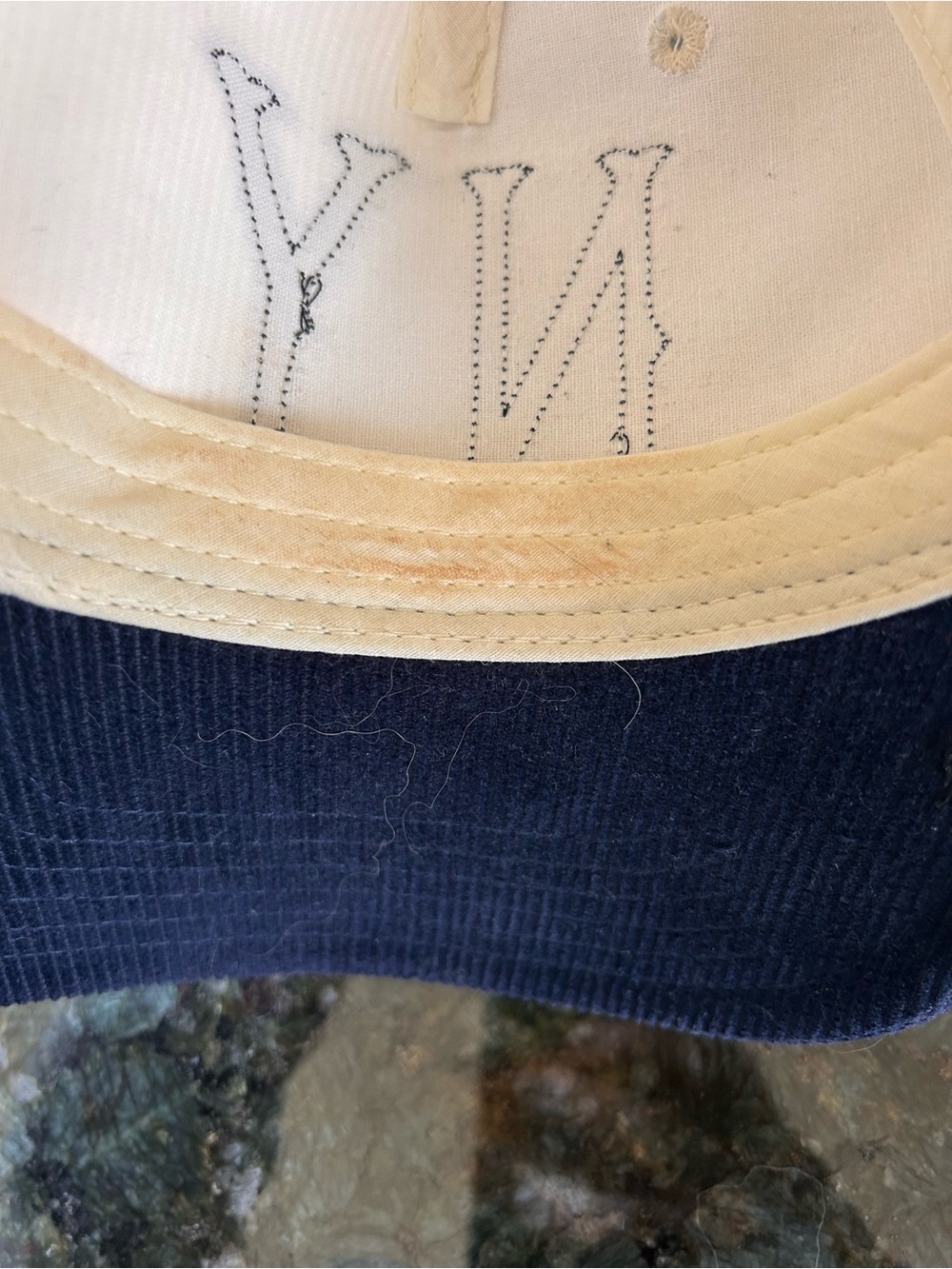 MAD Engine NY Corduroy 100% Cotton Snap Back Hat. EUC. New York - Picture 3 of 5
